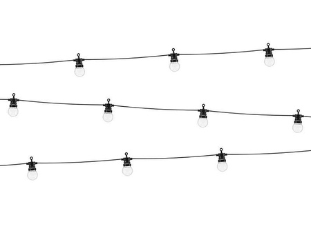 Lampki dekoracyjne LED, czarny, 5m